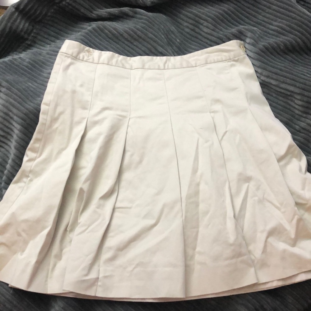 Lily Pulitzer tan skirt size 8
